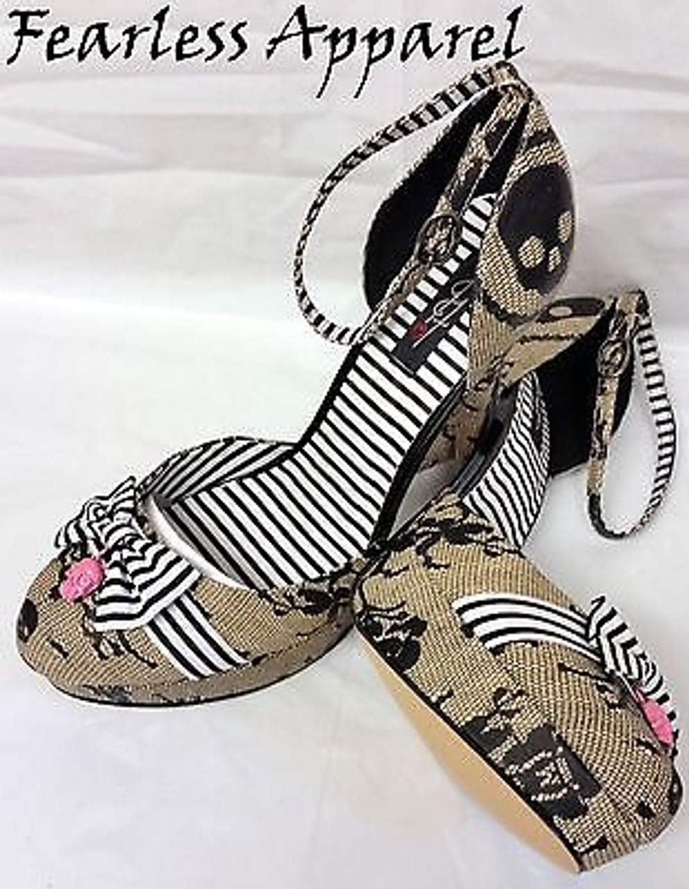 iron fist skull heels