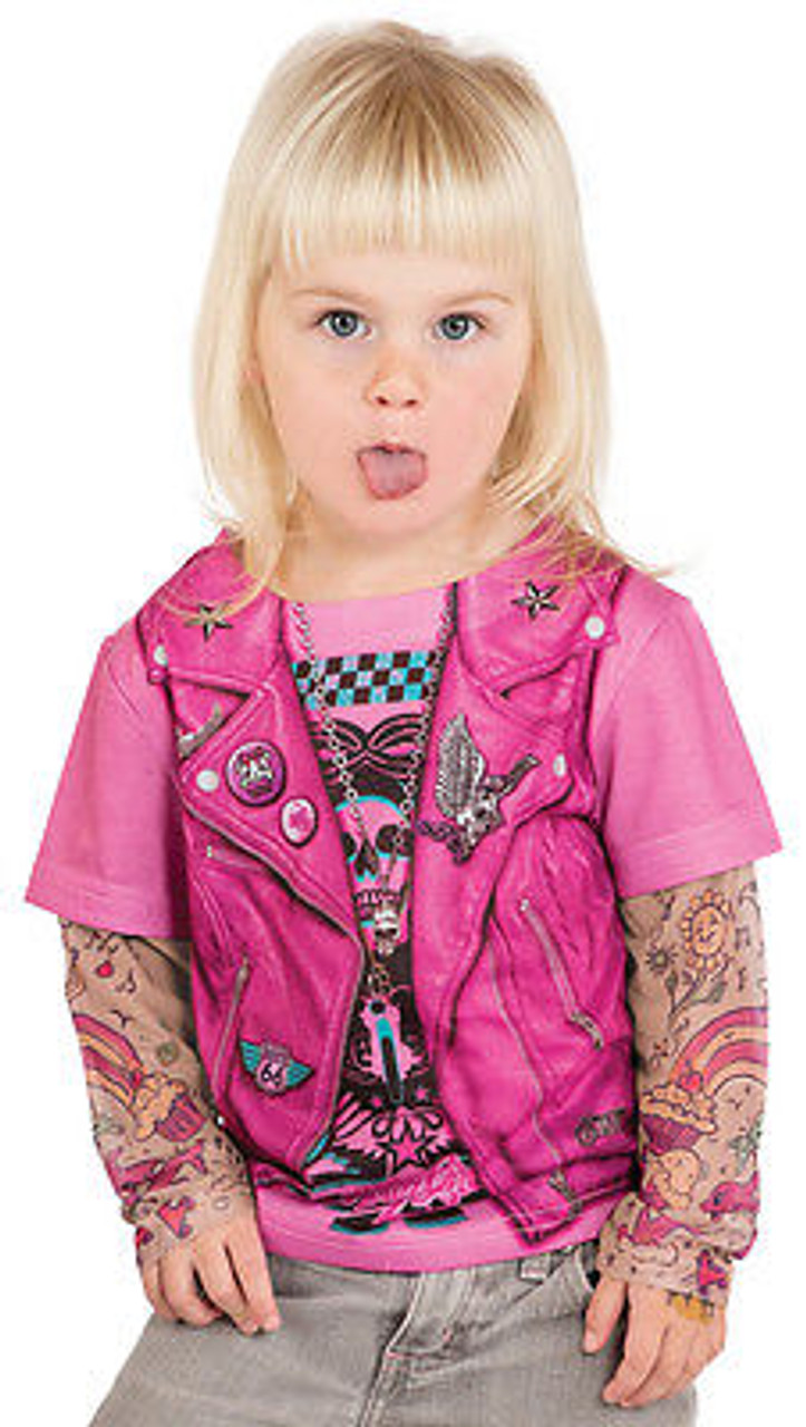 baby girl biker costume