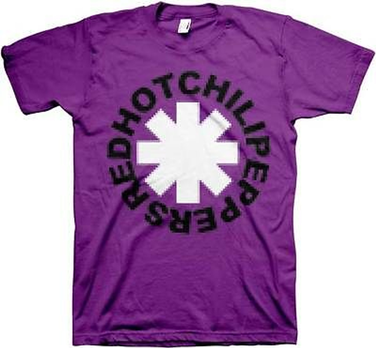 RED HOT CHILI PEPPERS PIXEL PEPPERS PURPLE BAND ROCK MUSIC TEE T