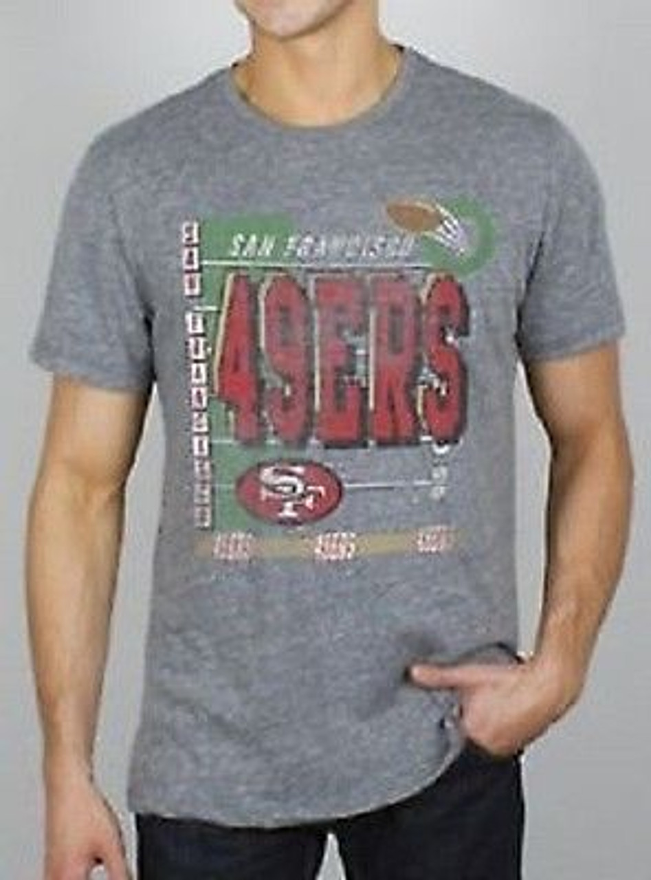 Authentic Junk Food San Francisco 49ers Touchdown Football Men T Shirt S-2xl - S