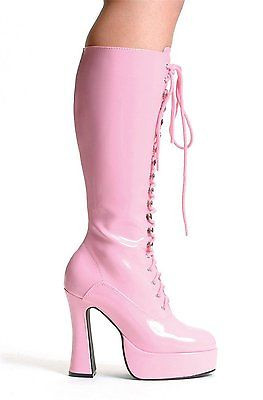 pink punk boots