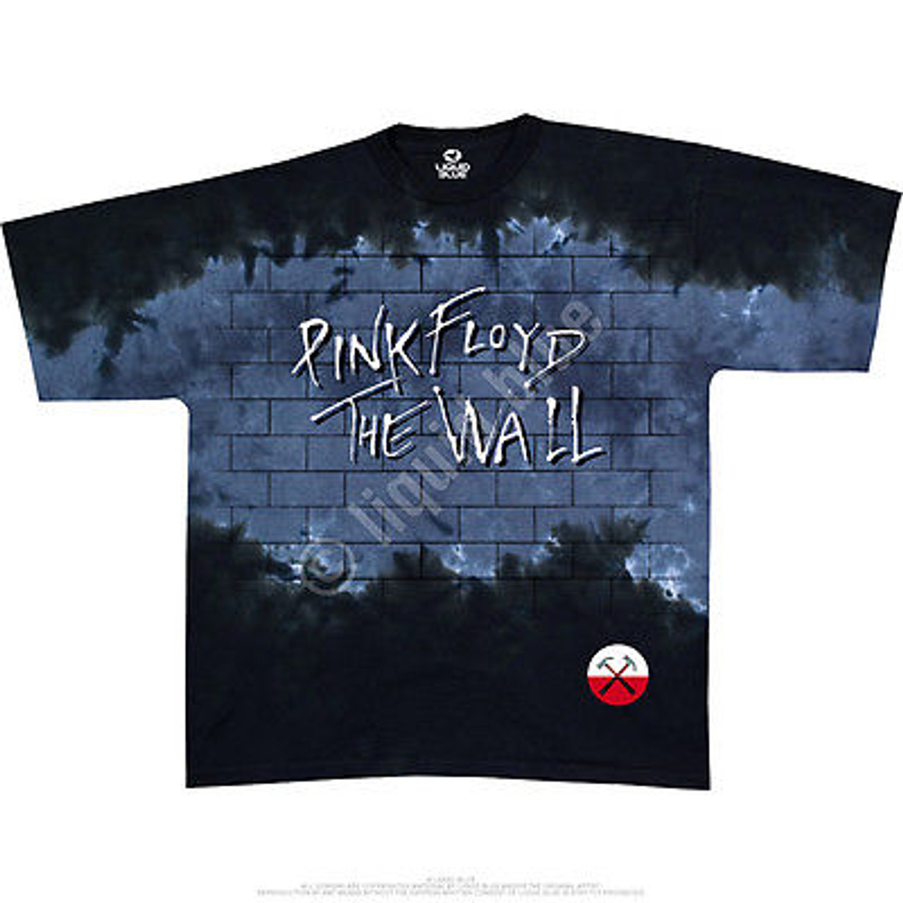 PINK FLOYD BRICK IN THE WALL PROGRESSIVE ROCK MUSIC BAND TIE-DYE T SHIRT  L-2XL