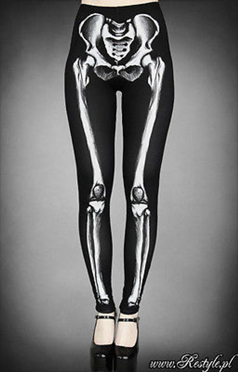 Halloween Skull Pattern Yoga Pants Glow In Dark High Waist - Temu