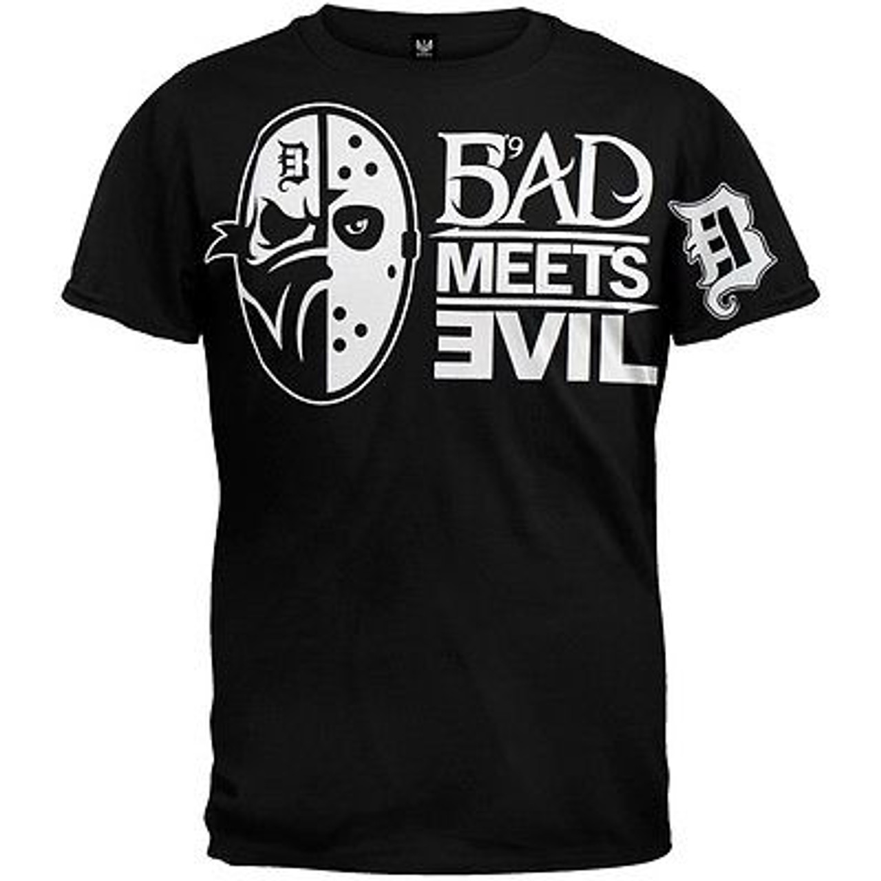 AUTHENTIC EMINEM BAD MEETS EVIL MASKS RAP SLIM SHADY MUSIC SHIRT