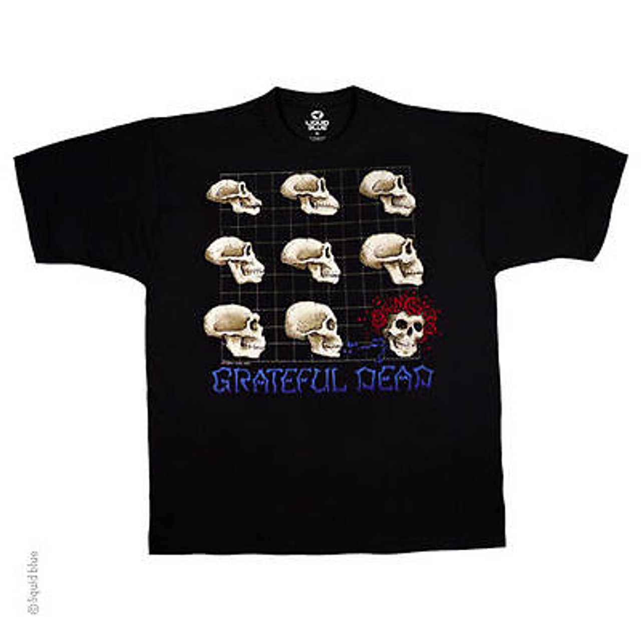 Grateful Dead on Deck Baseball Skeleton Skull Band Rock Music Mens T Shirt S-2xl - M