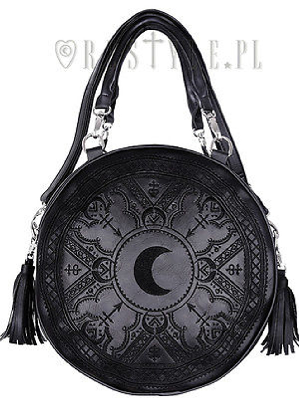 black purse handbag