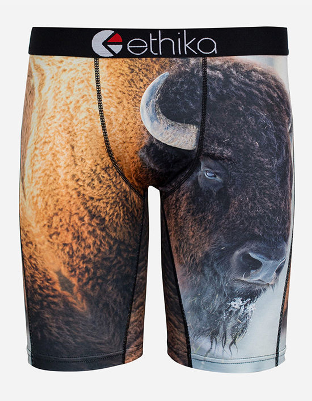 Ethika Myke Bison Tyson Animal Zoo Wild Mens Underwear Boxer Briefs UMS714  - Fearless Apparel