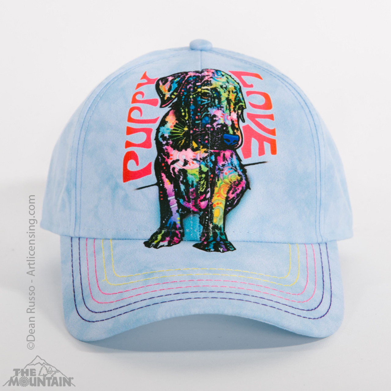 Vroegst twaalf hoed The Mountain Dean Russo Puppy Love Dog Pet Animal Velcro Strapback Hat  944281 - Fearless Apparel
