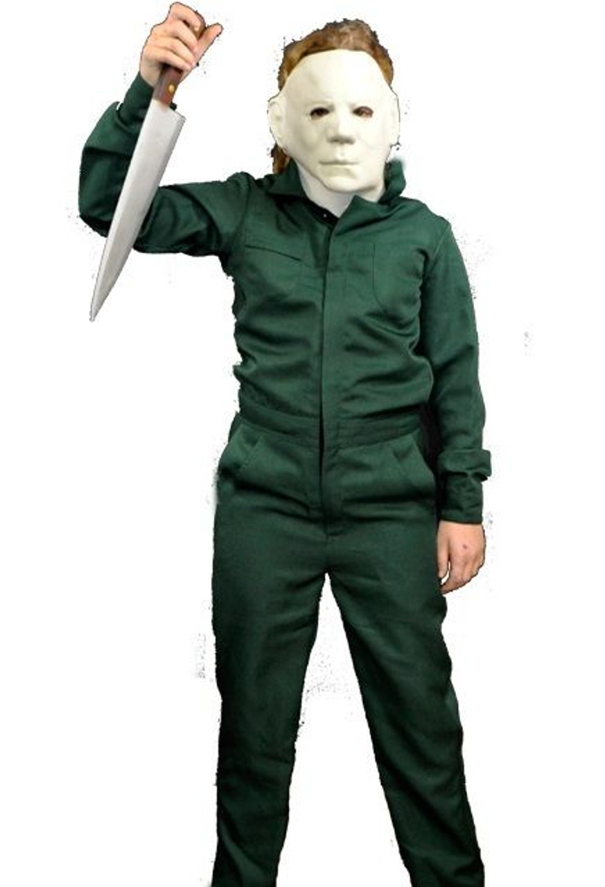 TRICK OR TREAT Child Halloween 2 Deluxe Coveralls Michael Myers Costume  TTUS123 - Fearless Apparel