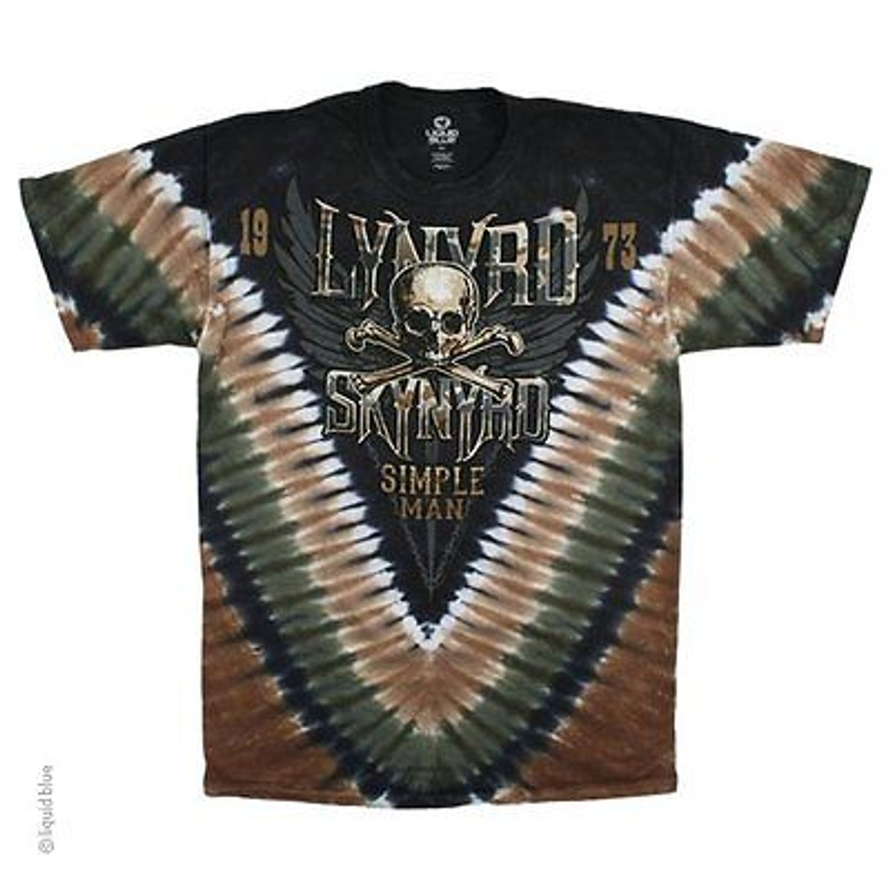 Lynyrd Skynyrd Simple Man Classic Southern Rock Music Tie Dye T