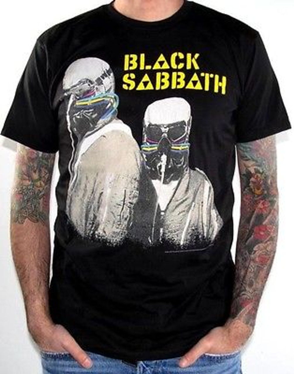 AUTHENTIC BLACK SABBATH WORLD TOUR /'77 CLASSIC ROCK MUSIC T TEE SHIRT S-2XL