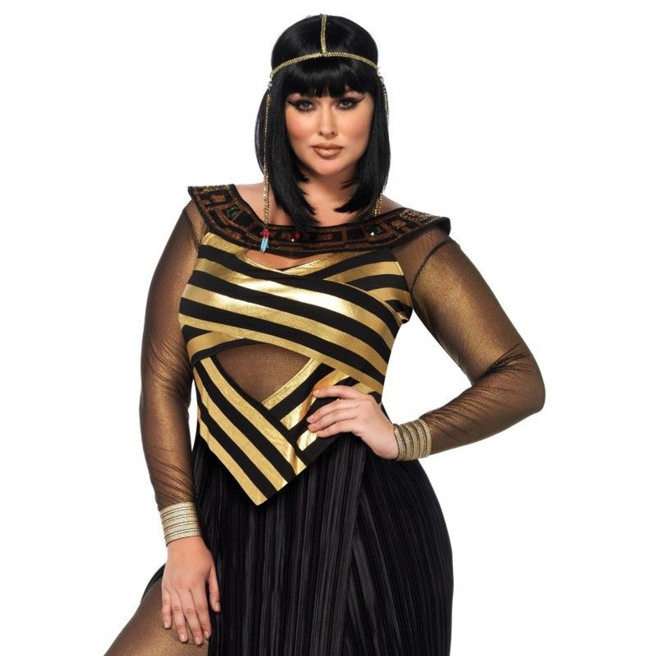 Leg Avenue Nile Queen Plus Size Egyptian Goddess Adult Womens Costume  85512X - Fearless Apparel