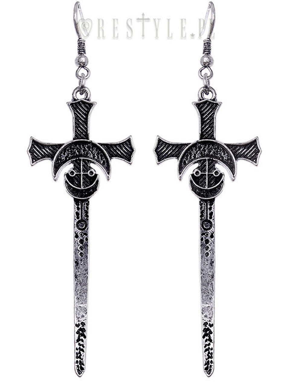 Gothic Sword Earrings