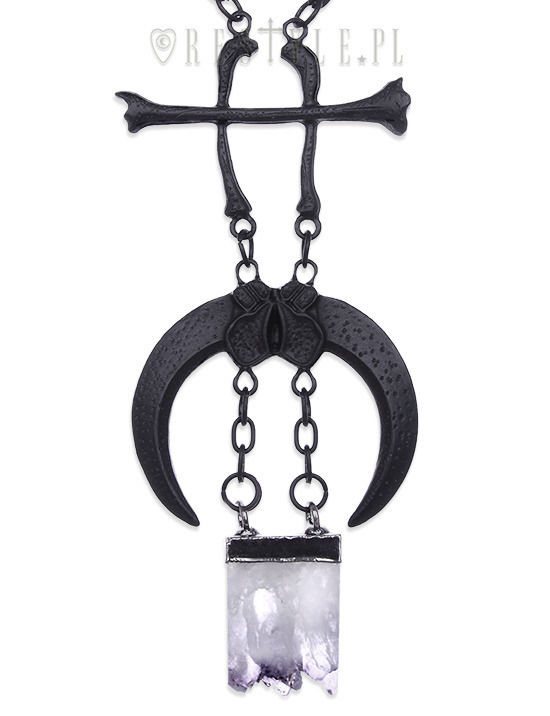 Restyle Claws \u0026 Bones Black Necklace 