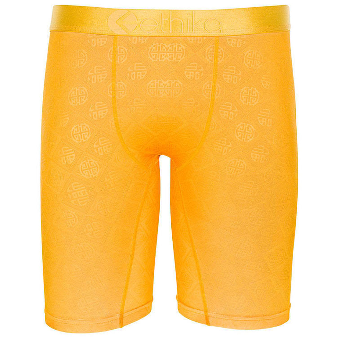 Ethika Mens Staple Boxer Brief  Empire Yellow (YLW, Small) at