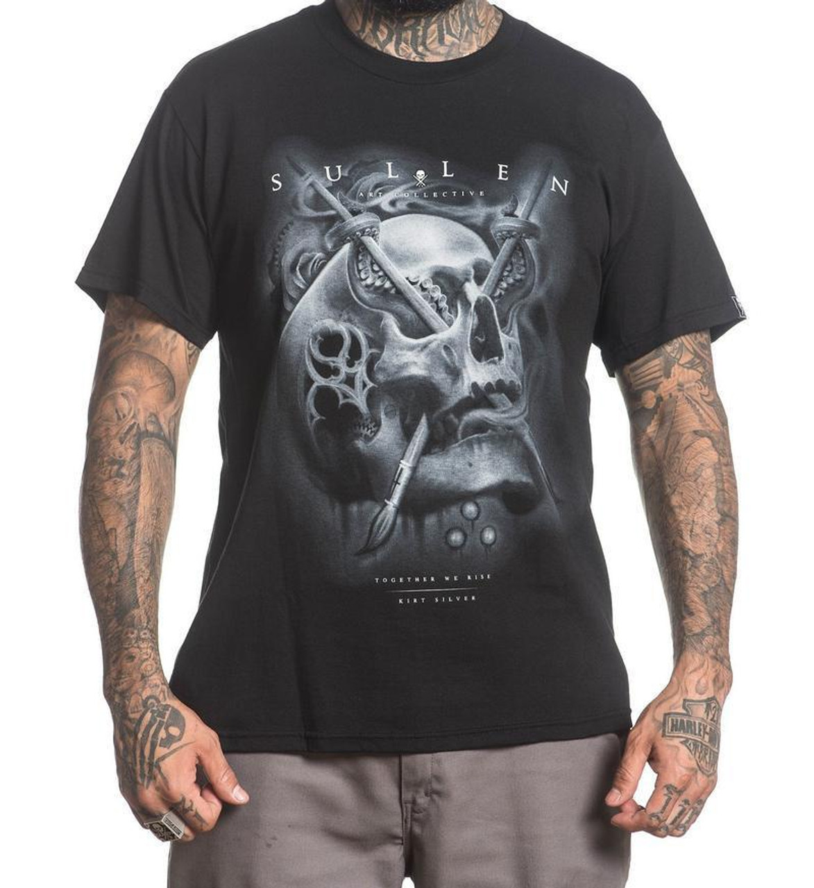 Amazon.com: iEFiEL Mens Tattoo Halloween Elastic Long Sleeve T-Shirt Style  B One Size: Clothing, Shoes & Jewelry