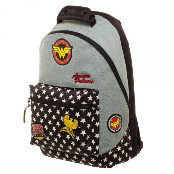 Wonder Woman Backpack With Patches Dc Comics Hero Denim Laptop Bag Bp57nndco Fearless Apparel Make sure you are prepared for a daytrip to paradise island and/or man's world with our collection of official wonder woman backpacks and bags. wonder woman backpack with patches dc comics hero denim laptop bag bp57nndco