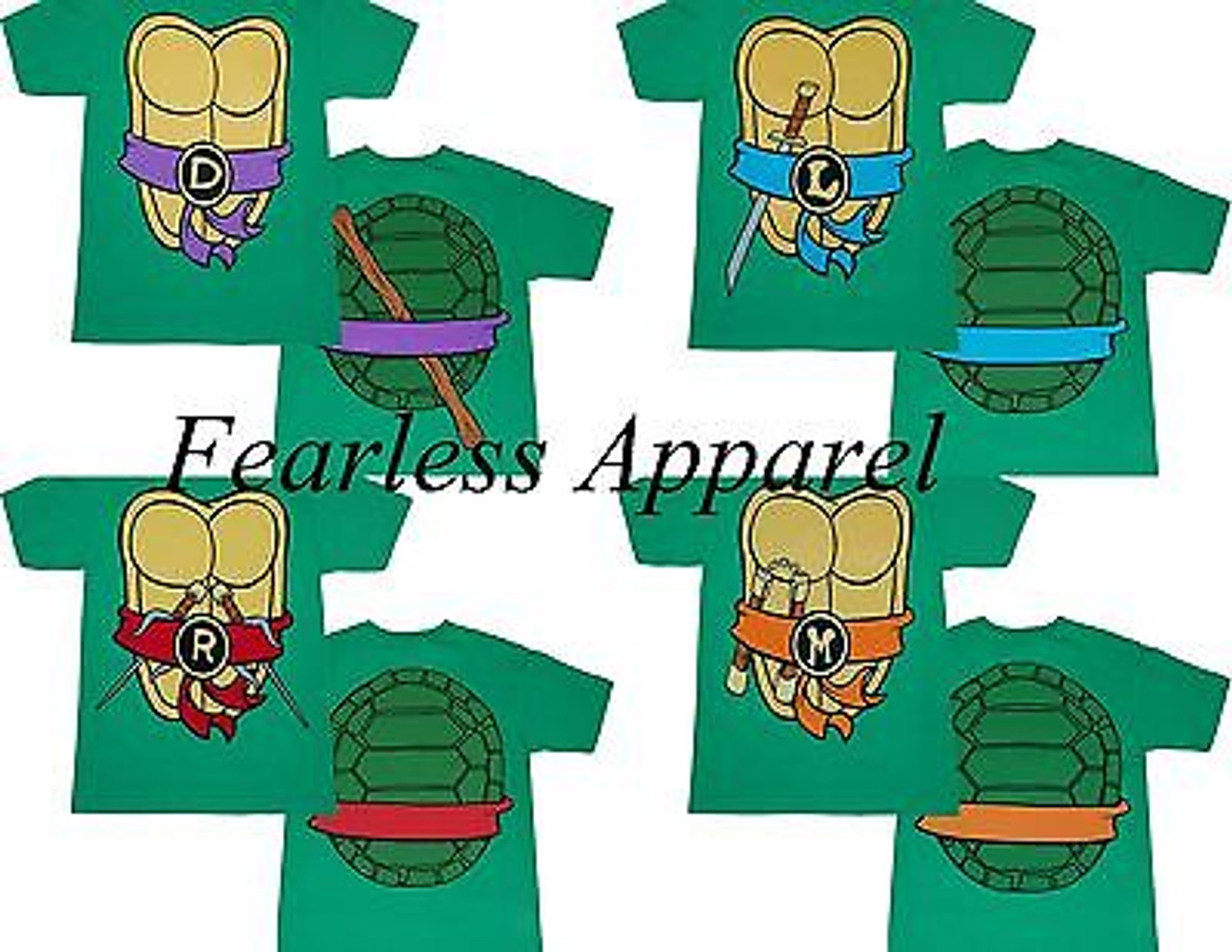 Men's Teenage Mutant Ninja Turtles Adult Costume Graphic T-Shirt