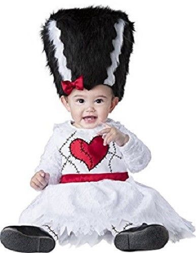 Incharacter Mini Monster Bride Frankenstein Infant Baby Halloween Costume 6085 Fearless Apparel