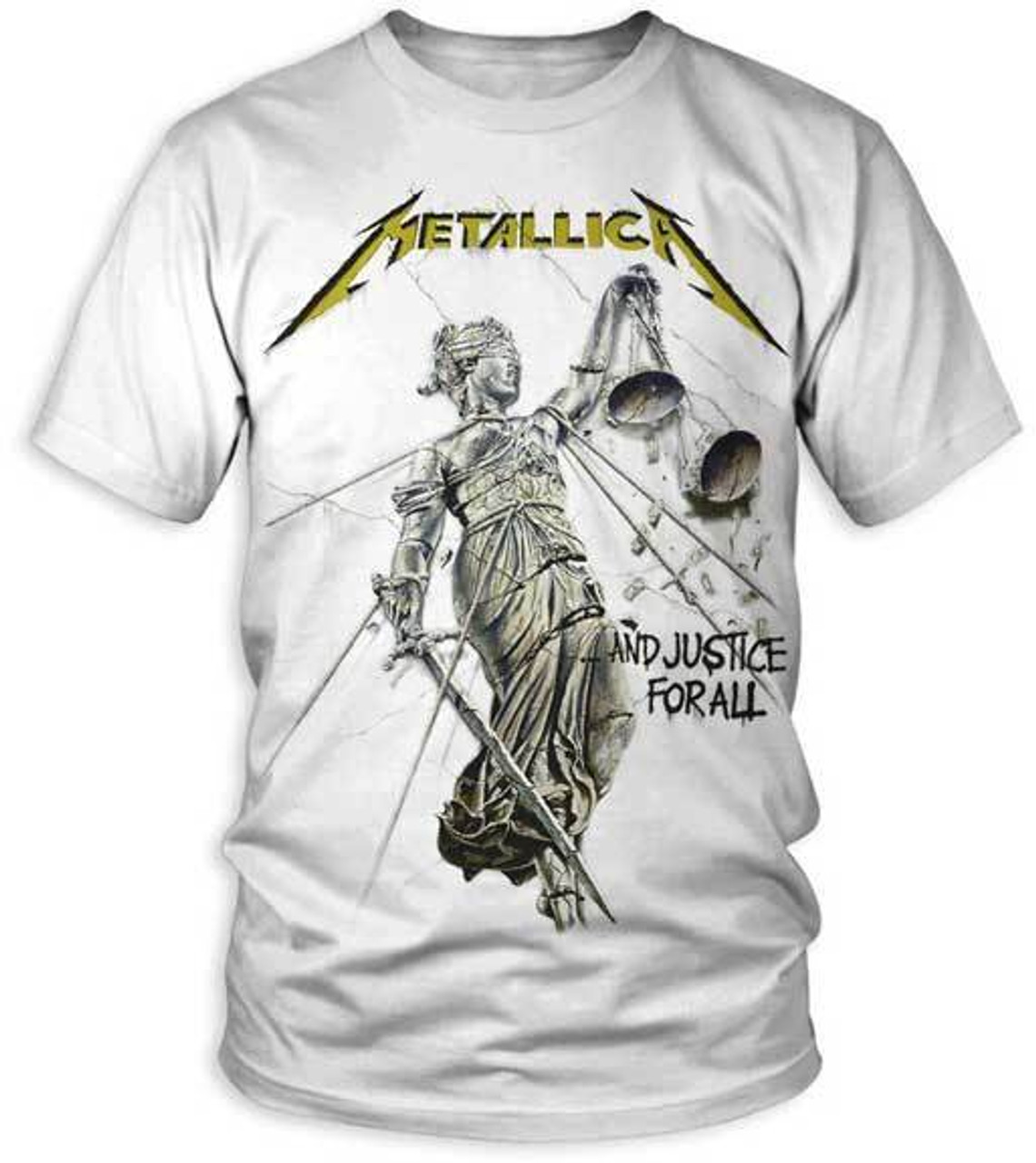 Metallica And Justice For All Heavy Metal Music Rock Band Mens Shirt 50040021