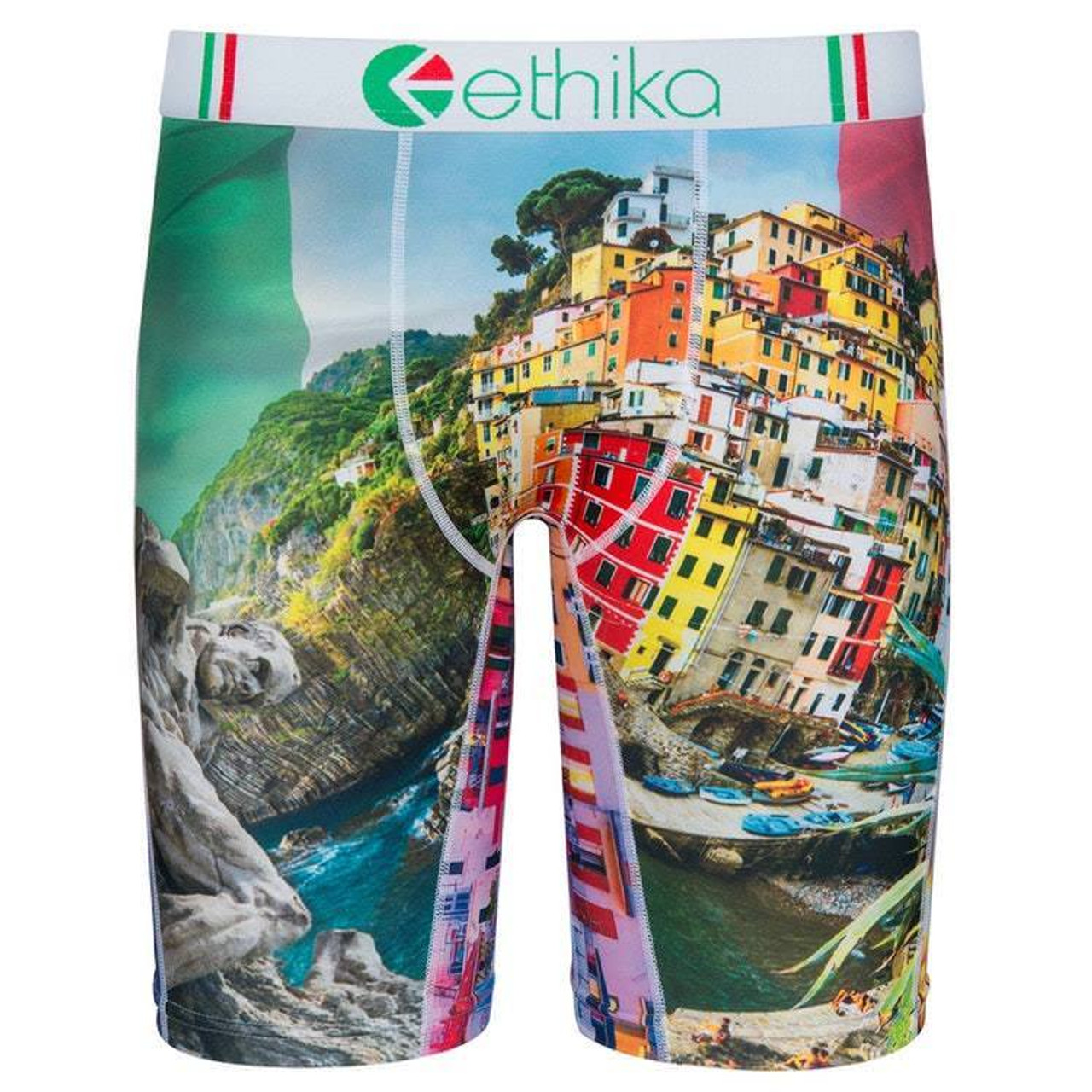 ETHIKA THE STAPLE FIT BLEACH BLUES MEN UNDERWEAR NO RISE BOXER SHORTS  BRIEFS - Fearless Apparel