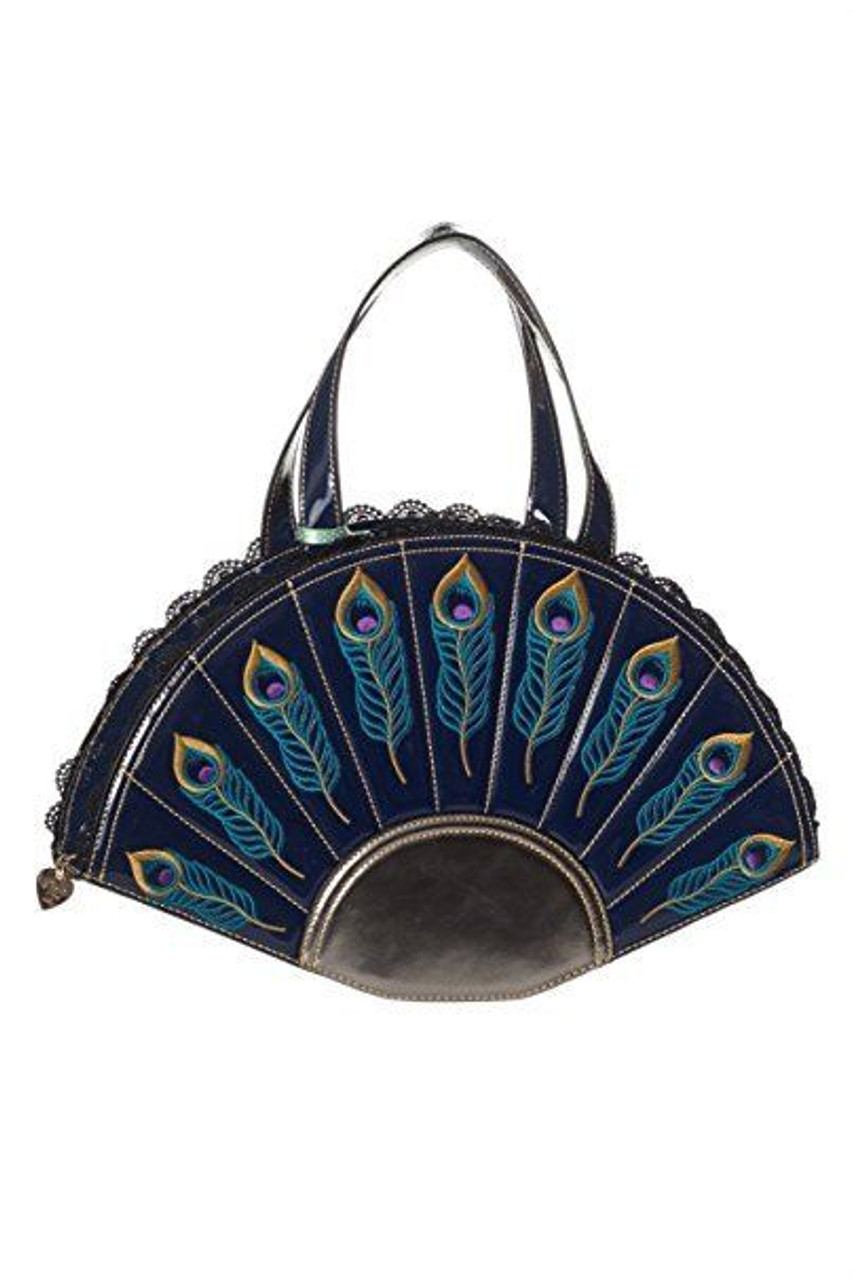 Custom Made Peacock Leather Purse - Hand Painted Purse- Peacock Small Bag -  Colorful Bag by PONKO WORLD | CustomMade.com