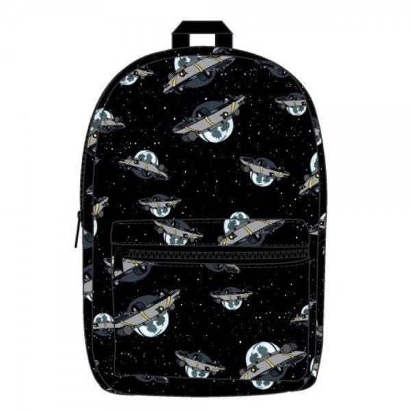 Rick And Morty Ufo Quick Turn Backpack Pickle Rick Tv Show Bookbag Bag Bq5uuaric Fearless Apparel