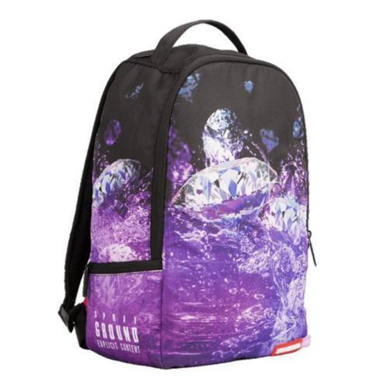 purple sprayground backpack