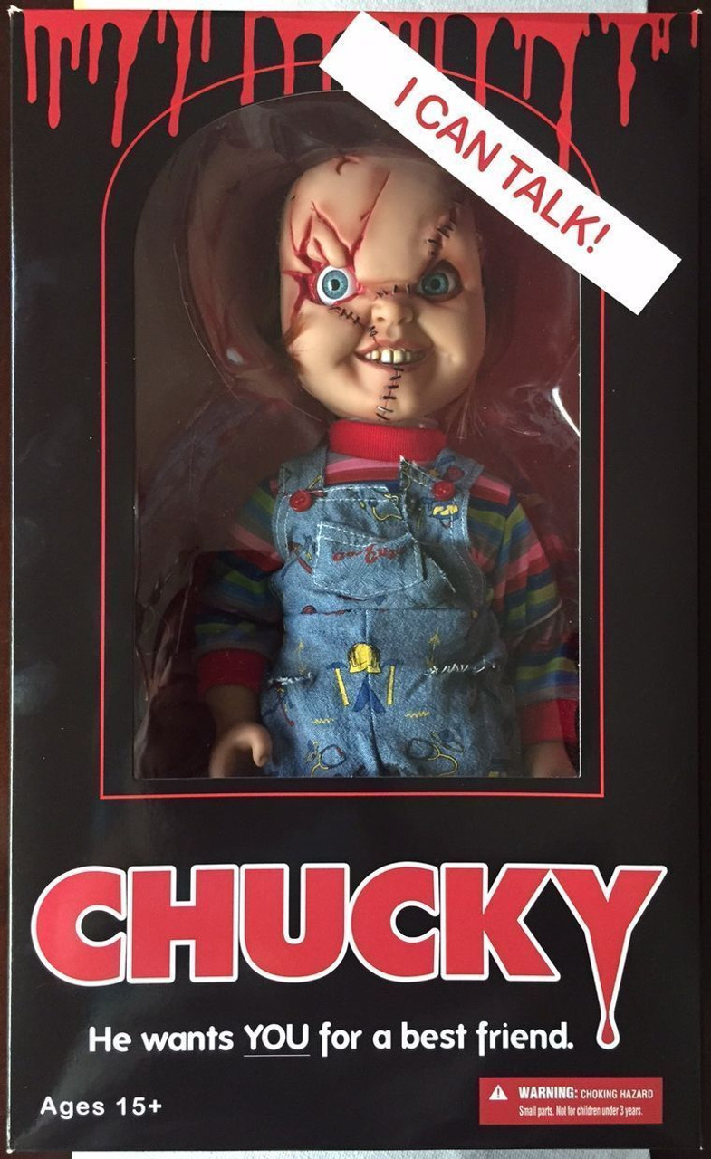 Mezco Toyz Talking Scarred Chucky Childs Play Horror Mega Scale 15