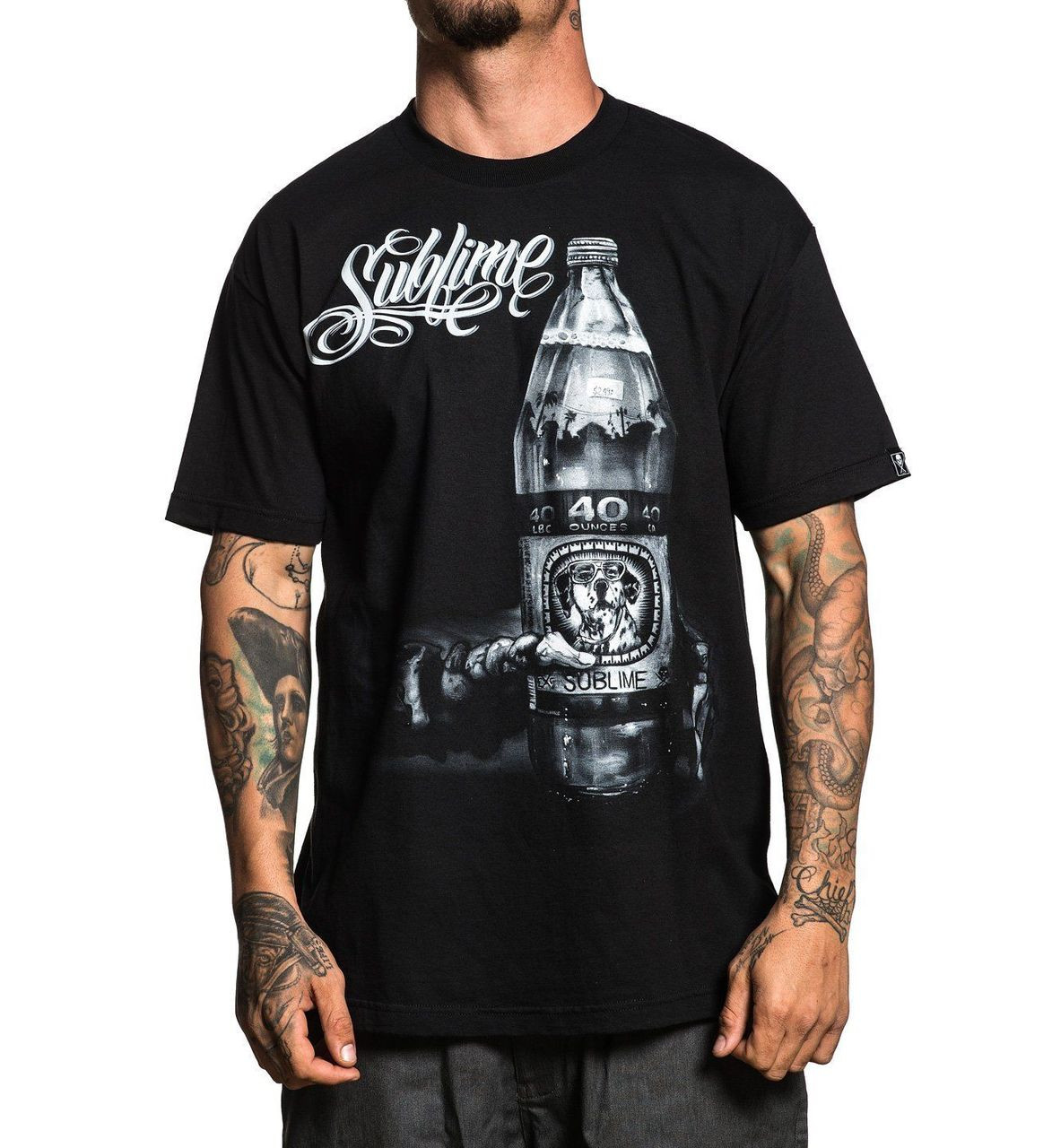 Sullen Clothing Sippin 40 Oz Sublime Band Music Adult Mens T Tee