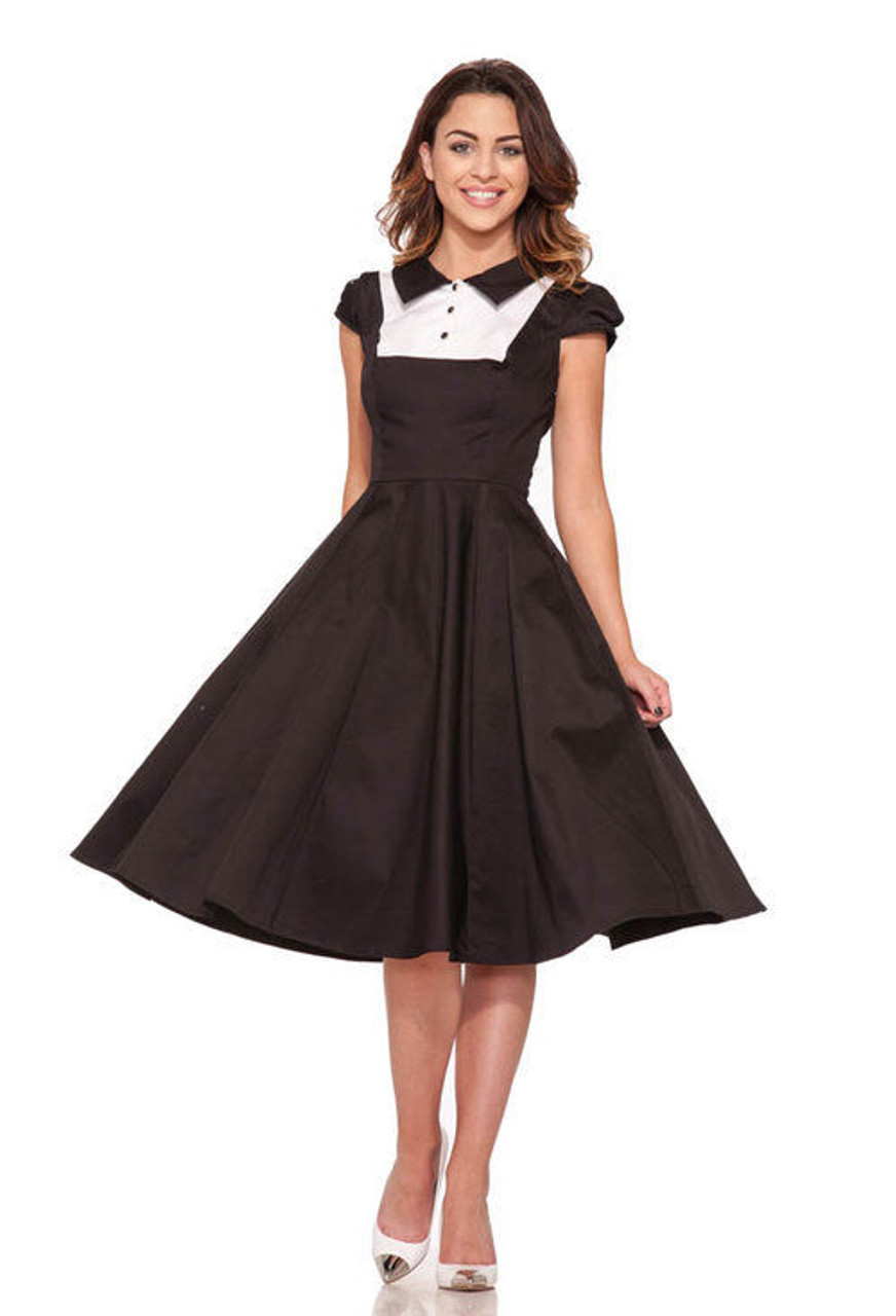 tuxedo dress black and white