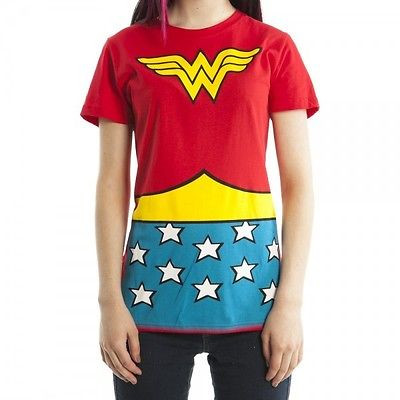Dc Comics Wonder Woman Logo Costume Junior Womens T Shirt Small