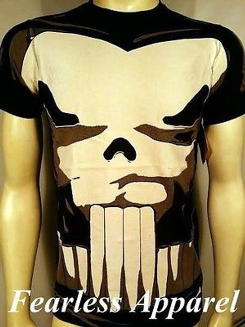 MARVEL COMICS THE PUNISHER SKULL FRANK CASTLE SUPER HERO MOVIE T TEE SHIRT S-2XL MARVEL COMICS THE PUNISHER SKULL FRANK CASTLE SUPER HERO MOVIE T TEE SHIRT S-2XL
