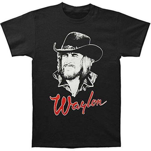 Waylon Jennings Draw USA 84 Country Music Band Adult Mens T Tee Shirt 10108937 Waylon Jennings Draw USA 84 Country Music Band Adult Mens T Tee Shirt 10108937