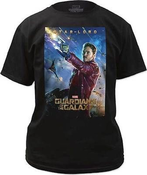 GUARDIANS OF THE GALAXY STAR LORD POSTER MARVEL COMICS OUTLAW HERO T SHIRT S-3XL GUARDIANS OF THE GALAXY STAR LORD POSTER MARVEL COMICS OUTLAW HERO T SHIRT S-3XL