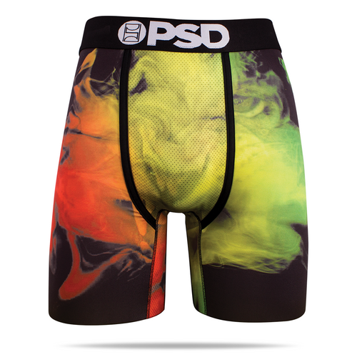 PSD Lion Rasta Jamaica Smoke Red Green Gold Boxer Briefs Underwear 1182041-GRN