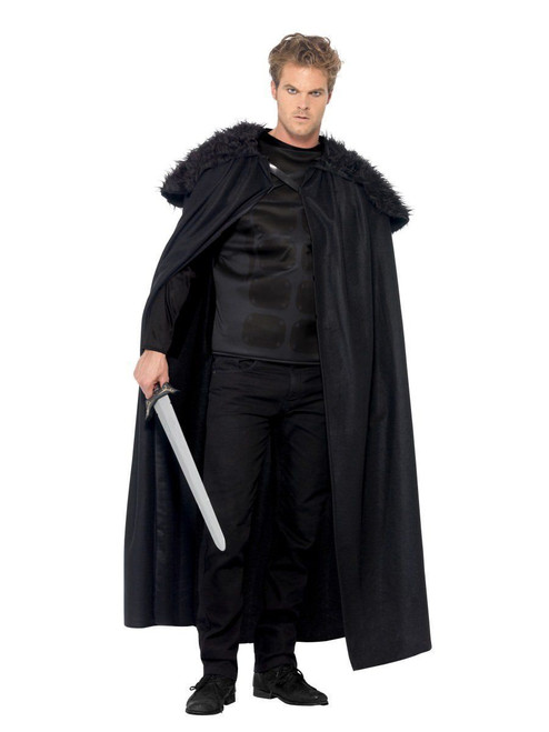 Smiffys Dark Barbarian Night Watch Jon Snow Adult Mens Halloween Costume 43721 Smiffys Dark Barbarian Night Watch Jon Snow Adult Mens Halloween Costume 43721