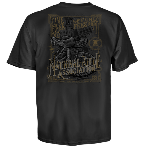 NRA National Rifle Association Snake Protector Defend Freedom T Shirt  500-2734 - Fearless Apparel