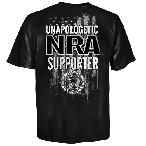 NRA National Rifle Association Unapologetic Supporter American T Shirt 500-2736 NRA National Rifle Association Unapologetic Supporter American T Shirt 500-2736
