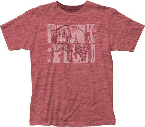 Pink Floyd Pig Red Heather Psychedelic Classic Rock Music Band Tee Shirt PF63 Pink Floyd Pig Red Heather Psychedelic Classic Rock Music Band Tee Shirt PF63