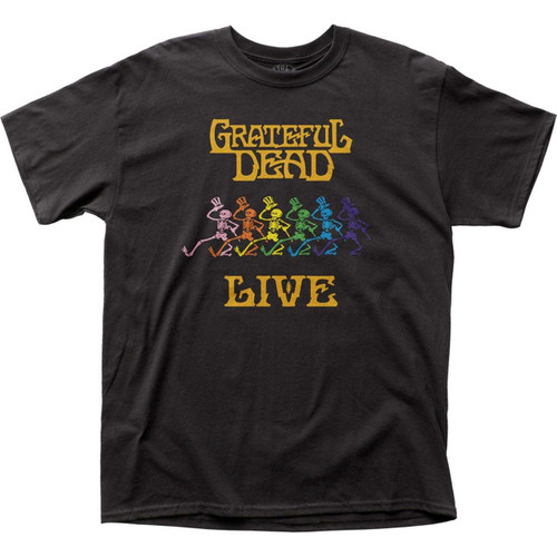 The Grateful Dead Live Dancing Skeletons Psychedelic Rock Music T Shirt GD28 The Grateful Dead Live Dancing Skeletons Psychedelic Rock Music T Shirt GD28