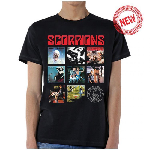 Scorpions Classic Albums Music Rock Band Adult Mens T Tee Shirt SCO10002