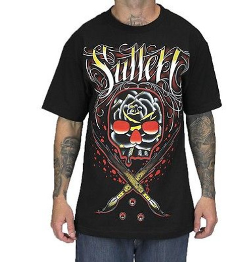 SPRING '14 SULLEN CLOTHING TYLER BADGE BREDEWEG ART TATTOO PUNK BLK SHIRT S-5XL