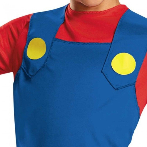 Disguise Nintendo Super Mario Bros Mario Classic Child Costume, Red/Blue, L