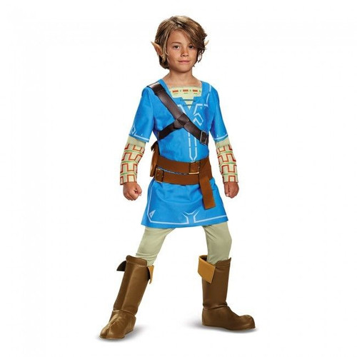 Disguise Legend Of Zelda Link Breath Of The Wild Deluxe Boys Halloween Costume