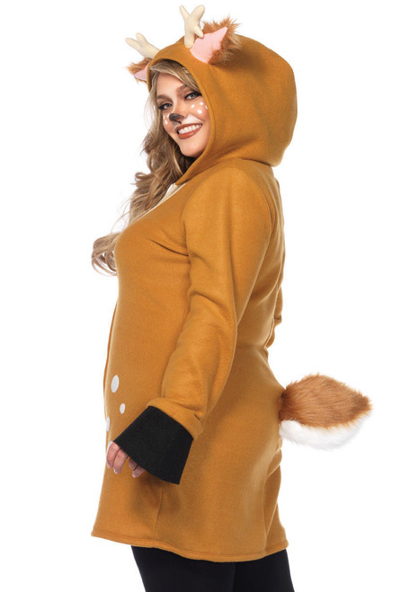 Leg Avenue Cozy Fawn Zoo Animal Dress Plus Size Womens Halloween Costume 85587x Fearless Apparel