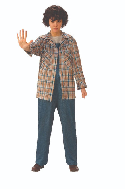Rubies Stranger Things Two Eleven Plaid Adult Womens Halloween Costume 700042 Rubies Stranger Things Two Eleven Plaid Adult Womens Halloween Costume 700042
