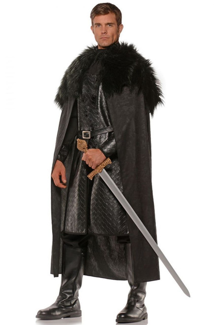 Underwraps Renaissance Cape Cloak Fur Black Adult Mens Halloween Costume 28544 Underwraps Renaissance Cape Cloak Fur Black Adult Mens Halloween Costume 28544