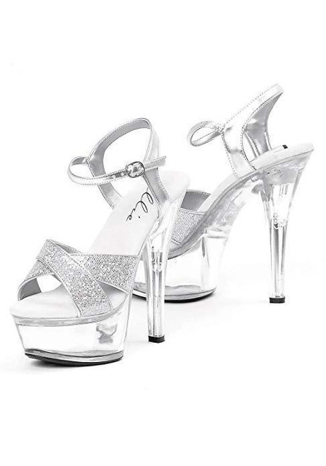 Ellie 6" Glitter Sparkle Sexy Heel Costume Platform Pumps Sandal Shoes 601-JANIE Ellie 6" Glitter Sparkle Sexy Heel Costume Platform Pumps Sandal Shoes 601-JANIE