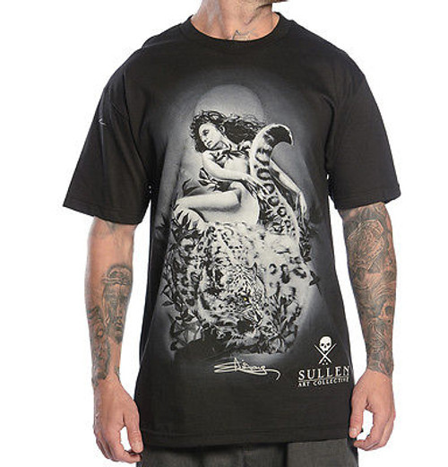 SULLEN CLOTHING PREDATORY LEOPARD HUNTER TATTOO BIKER PUNK INK EMO T SHIRT S-5XL SULLEN CLOTHING PREDATORY LEOPARD HUNTER TATTOO BIKER PUNK INK EMO T SHIRT S-5XL